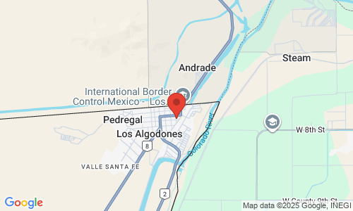 Google map image of our location in Francisco I. Madero 189  Vicente Guerrero, B.C.